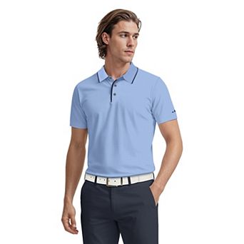 Men's Grand Slam Pebble Texture Short Sleeve Golf Polo Shirt