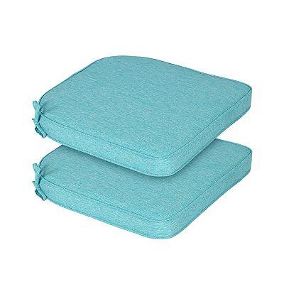 Aoodor 2-Pack Solid Waterproof Outdoor Patio Seat Cushion