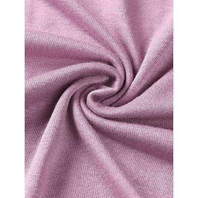 Women's Pajama Pants Wide Leg Drawstring Sweatpant Stretch Palazzo Lounge Trouser Yoga Sleep Bottoms