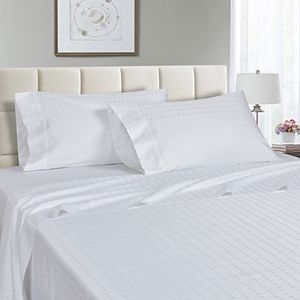 Big Baboon 1000 Thread Count Egyptian Cotton King Sheet Set - 4 Piece White Sateen Weave, 18" Deep Pocket