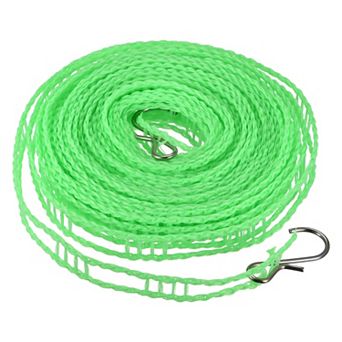 Portable Clothesline, 26.24ft Nylon Windproof Non-Slip Washing Line Rope
