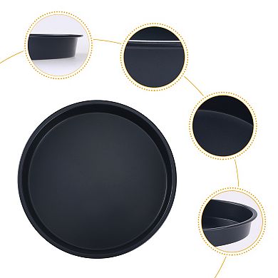 Baking Sheet Pan Set of 3, Warp-Resistant Nonstick Round Cake Pan, Cookie Sheets, Thick Sheet Pans