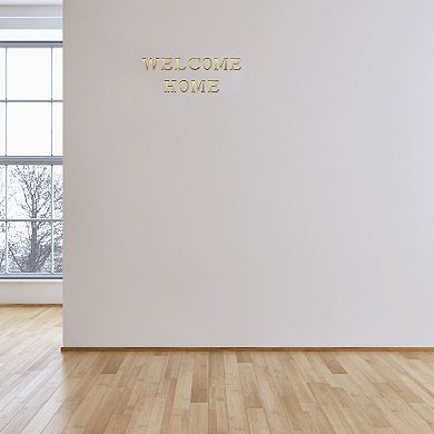 3D Acrylic Alphabet Mirror Wall Stickers, Self-Adhesive Home Decor Letter Sign Art Sticker Decal