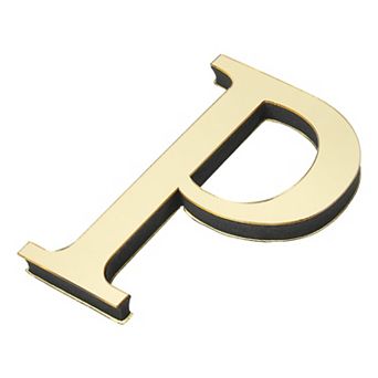 3D Acrylic Alphabet Mirror Wall Stickers, Self-Adhesive Home Decor Letter Sign Art Sticker Decal