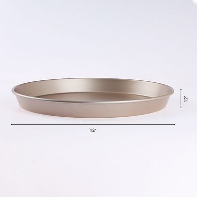 2Pack Baking Sheet Pan, Cookie Sheets for Oven Cooking, Thick Warp-Resistant Nonstick Round Cake Pan