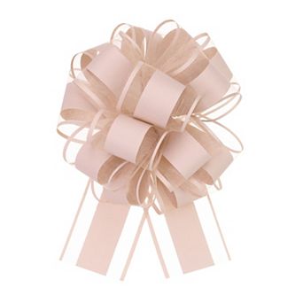 10 pc 6 Inch Large Big Pull Bow Organza Gift Wrapping Bows Ribbon