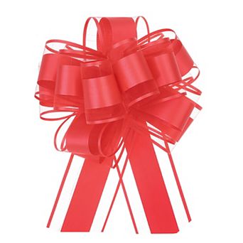 10 pc 6 Inch Large Big Pull Bow Organza Gift Wrapping Bows Ribbon