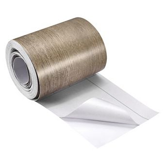 Wood Grain Tape, 1.97"x16.41 Ft Wall Paper Border Sticker Self Adhesive Wood Grain Repair Patch