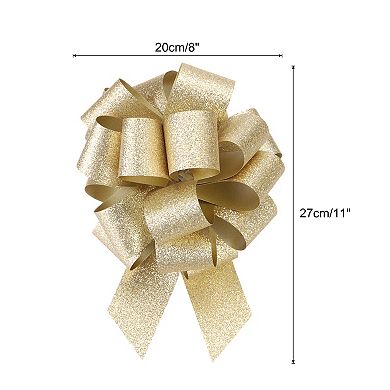 10pcs 11" Car Large Pull Bow Gift Wrapping Bows for Christmas Flower Presents