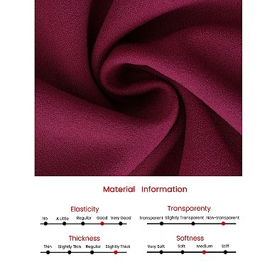 Women's Work A-Line Dress Long Sleeve Contrast Color Dresses