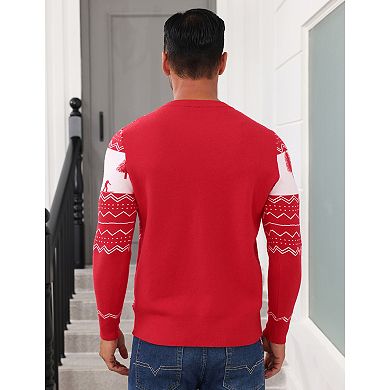 Vintage Sweater for Men Ugly Christmas Sweater Mens Pullovers Sweater