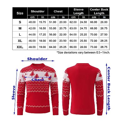 Vintage Sweater for Men Ugly Christmas Sweater Mens Pullovers Sweater