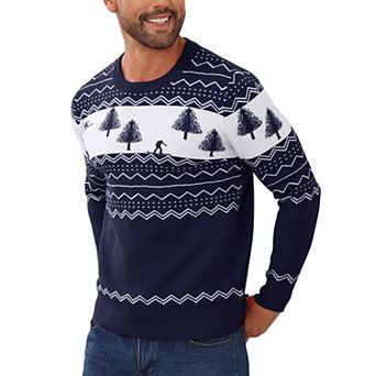 Vintage Sweater for Men Ugly Christmas Sweater Mens Pullovers Sweater