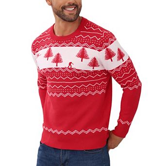 Vintage Sweater for Men Ugly Christmas Sweater Mens Pullovers Sweater