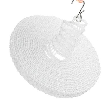 Windproof Clothesline, 8M 26ft Non-Slip Clothes Drying Rope Portable Travel Clothesline