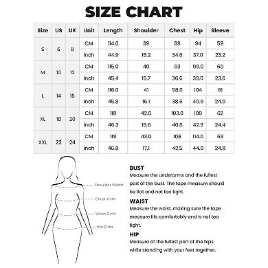 Women's Knee Length Pencil Dress Long Sleeve Tie Waist Church Work Sheath Dresses