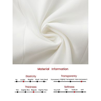 Women's Double Breasted Formal Blazers Notched Lapel 3/4 Sleeve Work Office Suit Jackets