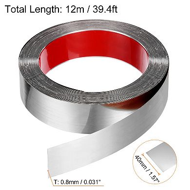 39.4ft x 1.58" Wall Trim Peel and Stick Molding Trim Self Adhesive Frame