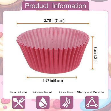 200 Count Cupcake Liners Cupcake Cups Standard Size Muffins Liners Papers Baking Cups Wrappers
