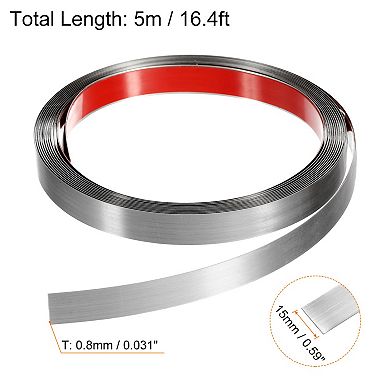 16.4ft x 0.59" Wall Trim Peel and Stick Molding Trim Self Adhesive Frame