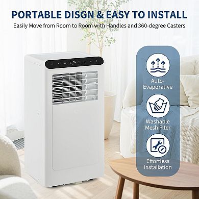8000 BTU Portable Air Conditioners for Room Up to 350 Sq.Ft