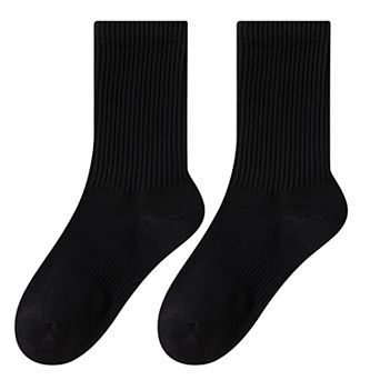 Women's Four seasons Dopamine Style Socks Solid Color for Stability and Comfort 2 Pairs