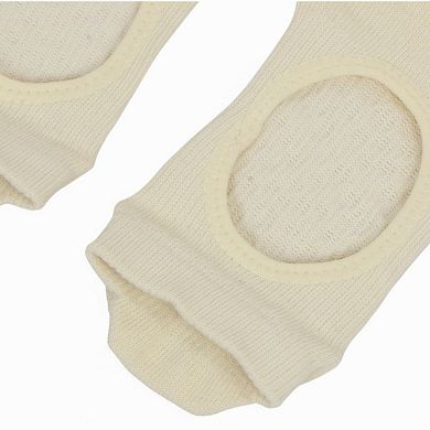 Women's Open-Toe Grip Socks for Yoga and Pilates with Non-Slip Soles and Arch Support