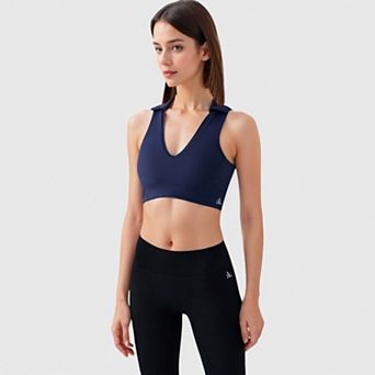 Women's Collared V-Neck Athletic Crop Top