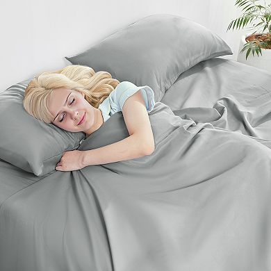 CLICKBIN Luxurious Microfiber 4-Piece Sheet Set