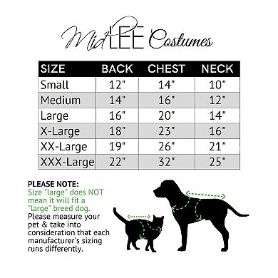 Midlee Dog Elf Costume