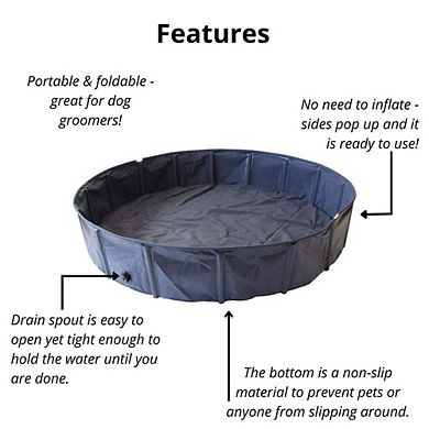 Midlee Dog Pool- 63"