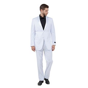 Men's 2 pc Modern Fit Tuxedo Set w/ Satin Notch Lapel