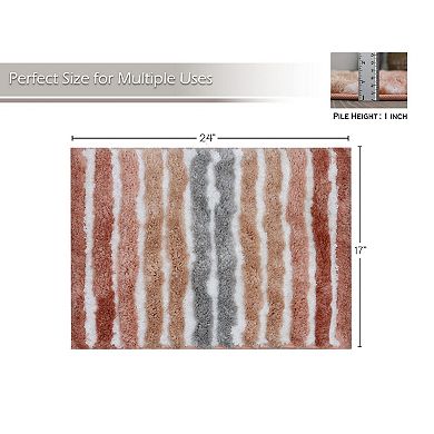 Bathroom Rugs, Extra Soft Absorbent Bath Rugs, Non-Slip, Quick Drying, Machine Washable