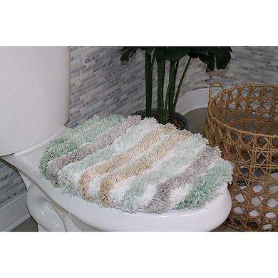 Toilet Lid Cover, Extra Soft Absorbent Bath Rugs, Non-Slip, Quick Drying, Machine Washable, 18"x18"