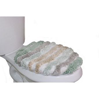 Toilet Lid Cover, Extra Soft Absorbent Bath Rugs, Non-Slip, Quick Drying, Machine Washable, 18"x18"