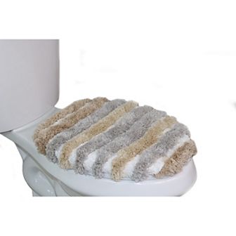 Toilet Lid Cover, Extra Soft Absorbent Bath Rugs, Non-Slip, Quick Drying, Machine Washable, 18"x18"