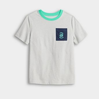 Boys 4-12 Jumping Beans® Short Sleeve Graphic Pocket Tee