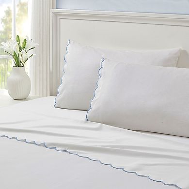 Peri Scalloped 2-pc. Pillowcase Set or 4-pc. Sheet & Pillowcase Set