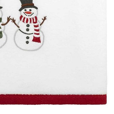Avanti Winter Snowman Decorative Towel