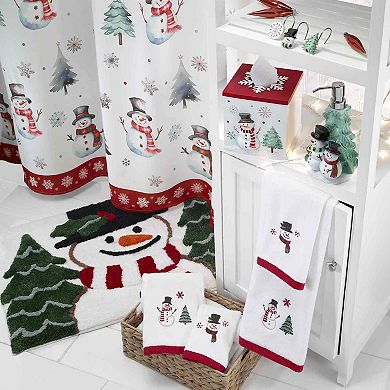 Avanti Winter Snowman Decorative Towel