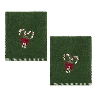 Avanti Candy Cane 2 pc Towel Set