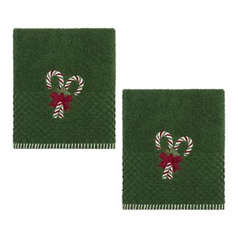 Avanti Candy Cane 2 pc Towel Set