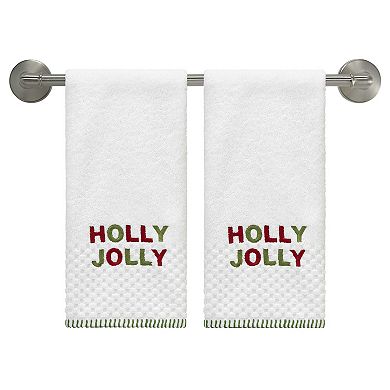 Avanti Holly Jolly 2-pc. Decorative Towel Set