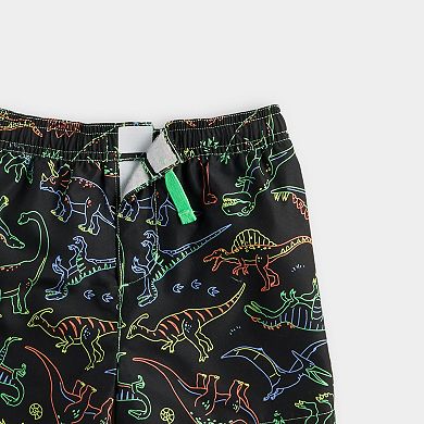 Baby & Toddler Boys Jumping Beans® Adaptive Easy Dressing Swim Trunks