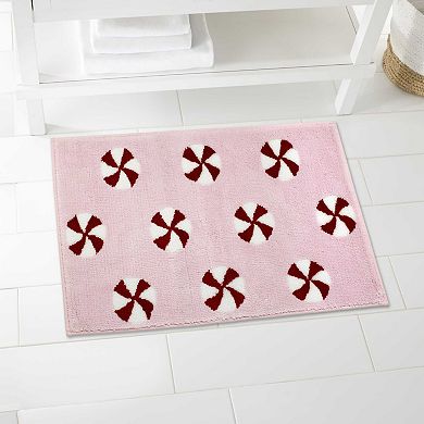 Avanti Peppermint Candy Bath Rug