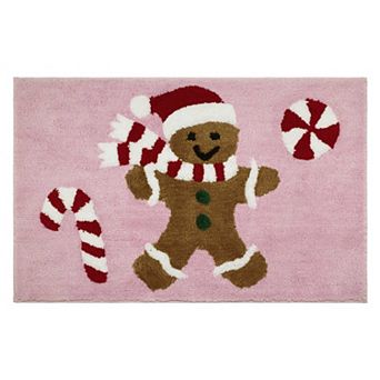 Avanti Gingerbread Man Decorative Area Rug