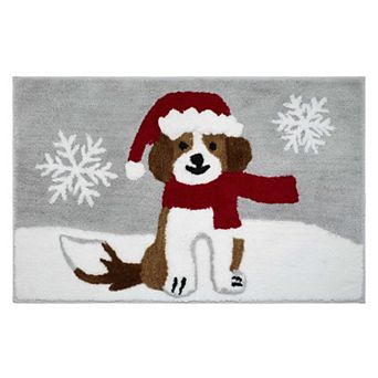 Avanti Santa Dog Decorative Rug