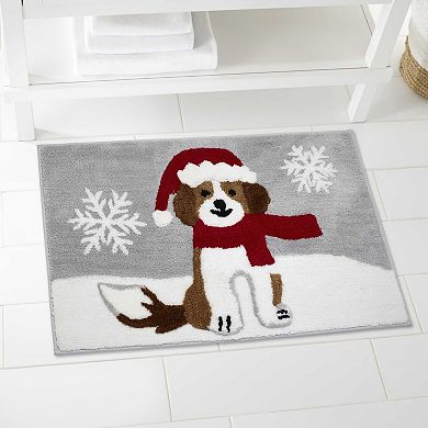 Avanti Santa Dog Decorative Rug