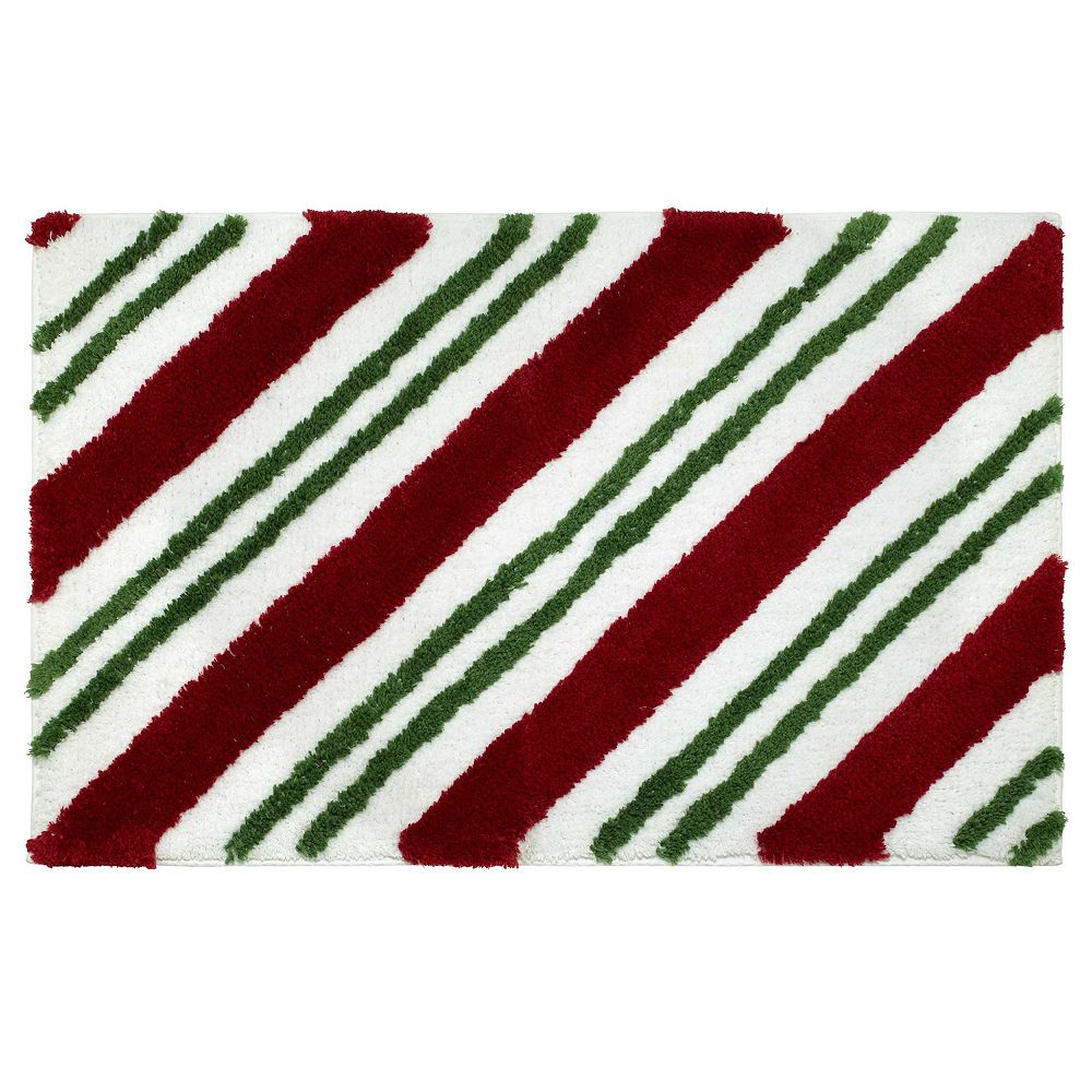 Avanti Candy Cane Pattern Area Rug