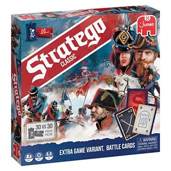 Stratego Classic Board Game with Extra Game Variant & Battle Cards